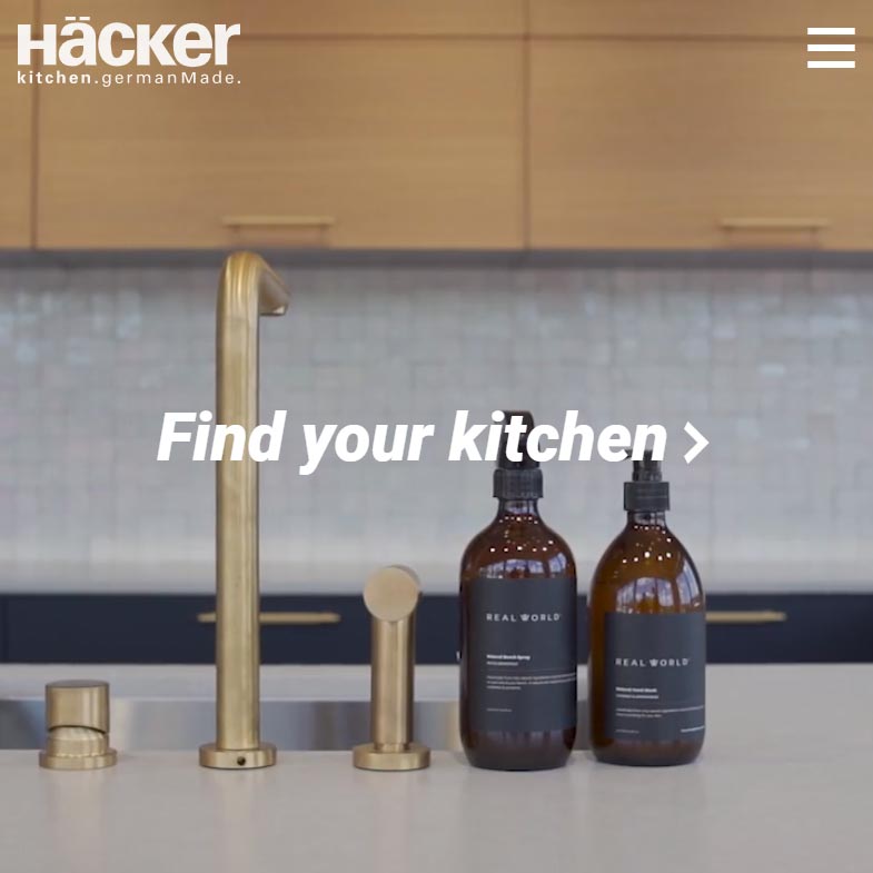 Häcker Kitchens NZ screenshot